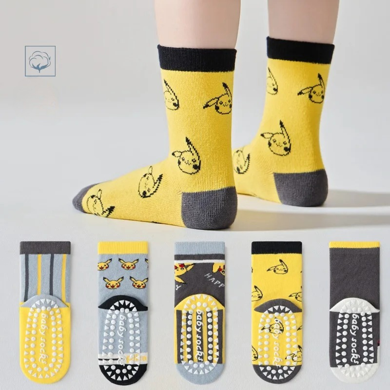 Trampoline Park Sock - 5Pairs Anime Baby Children's Socks Cartoon