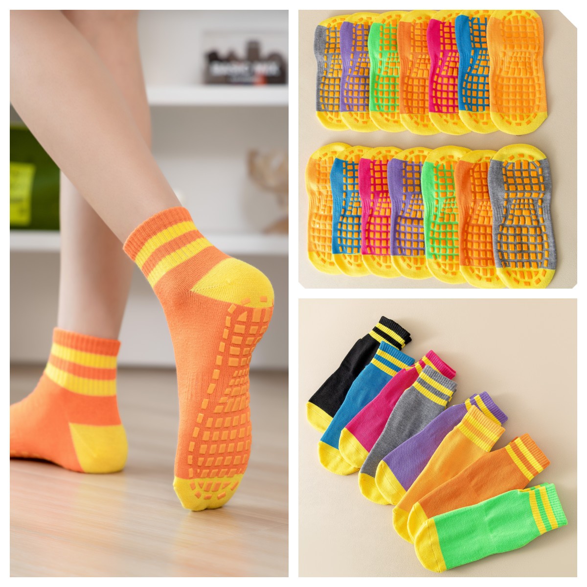 10 Pairs Pack Trampoline Socks - Trampoline Park Sock recension och pris