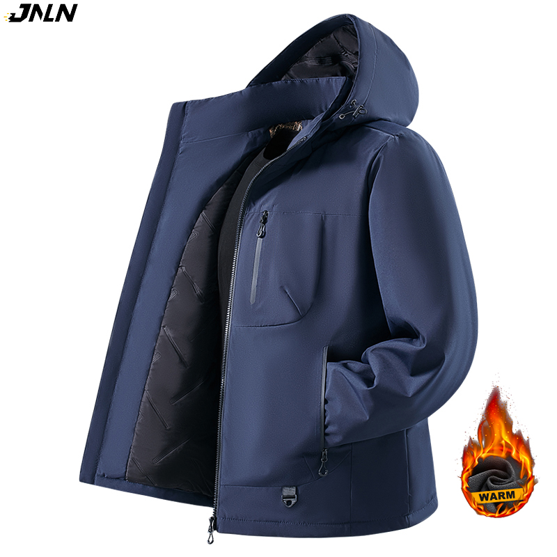 JNLN Men's Winter Warm Windbre - Outdoor Sport Waterproof Jacket recension och pris