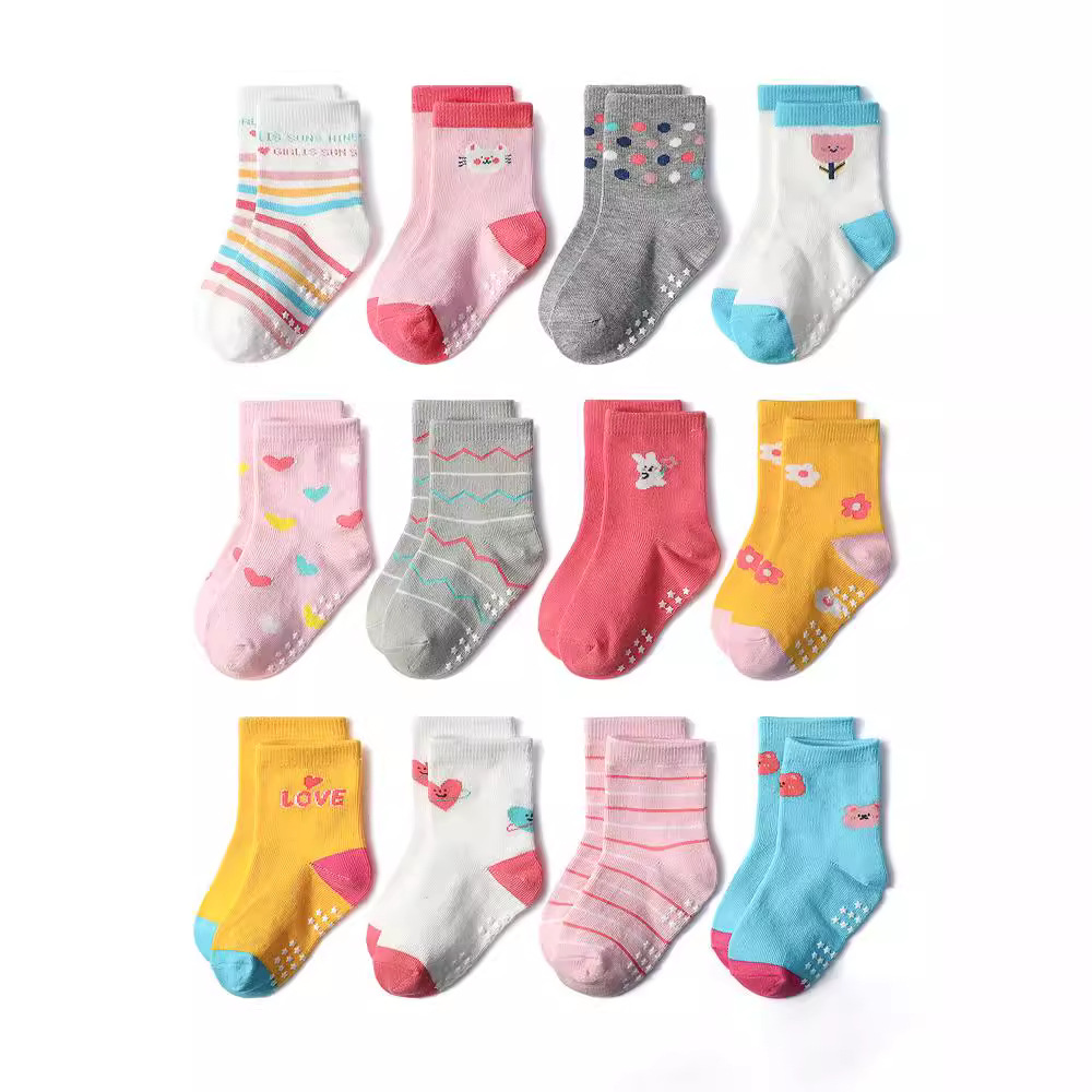 1/3/6/9/12 Pairs Kids Socks Se - Trampoline Park Sock recension och pris