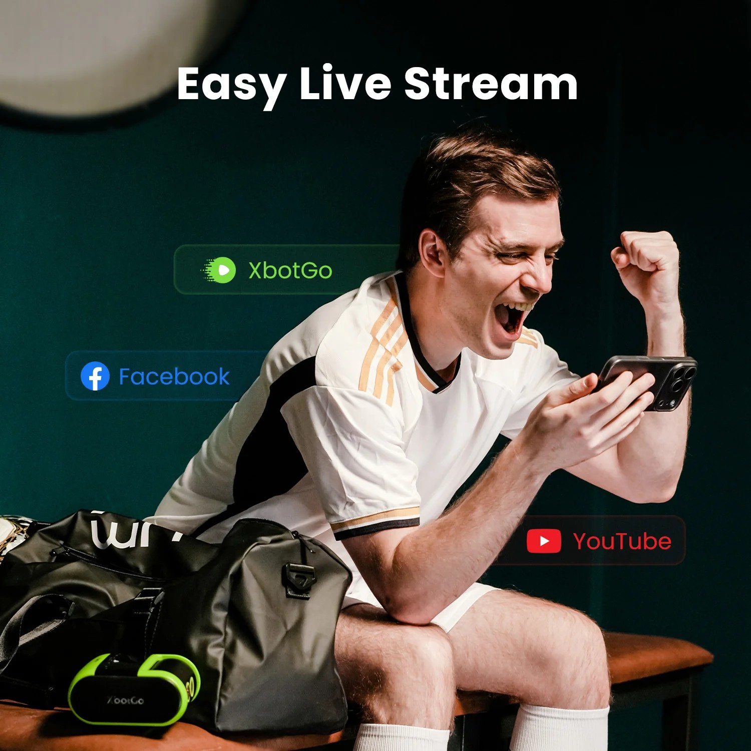 XbotGo Falcon 4K AI Auto Track - Outdoor Sport Live recension och pris