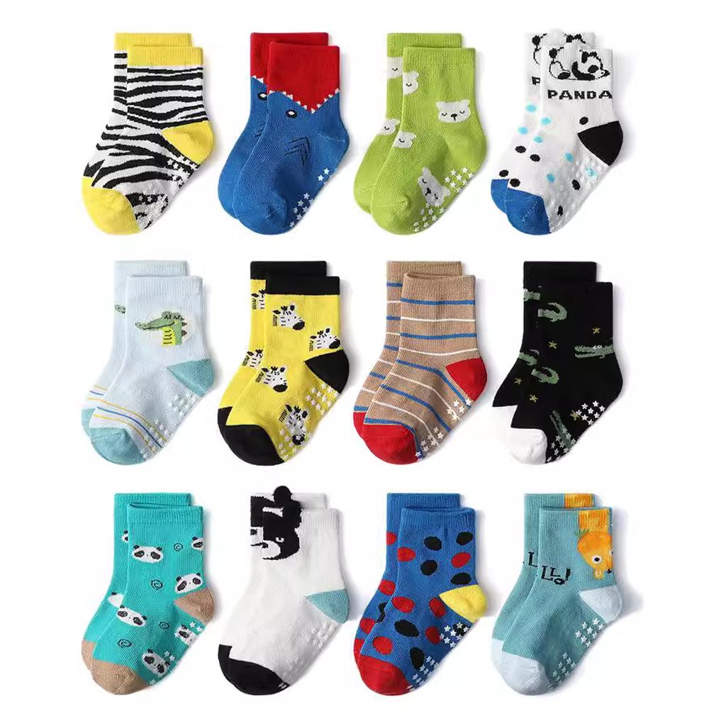 1/6/12 Pairs Kids Socks Sets f - Trampoline Park Sock recension och pris
