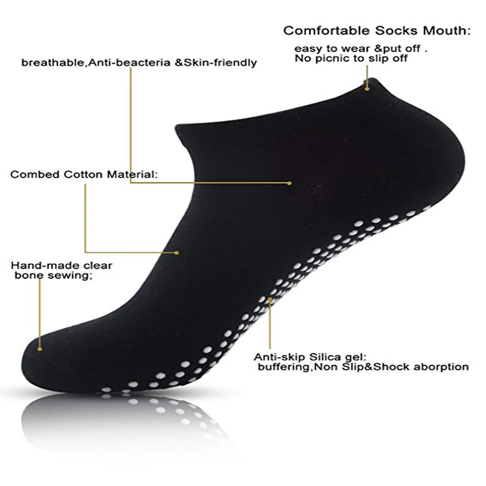 Women Anti-Slip Sock trampolin - Trampoline Park Sock recension och pris