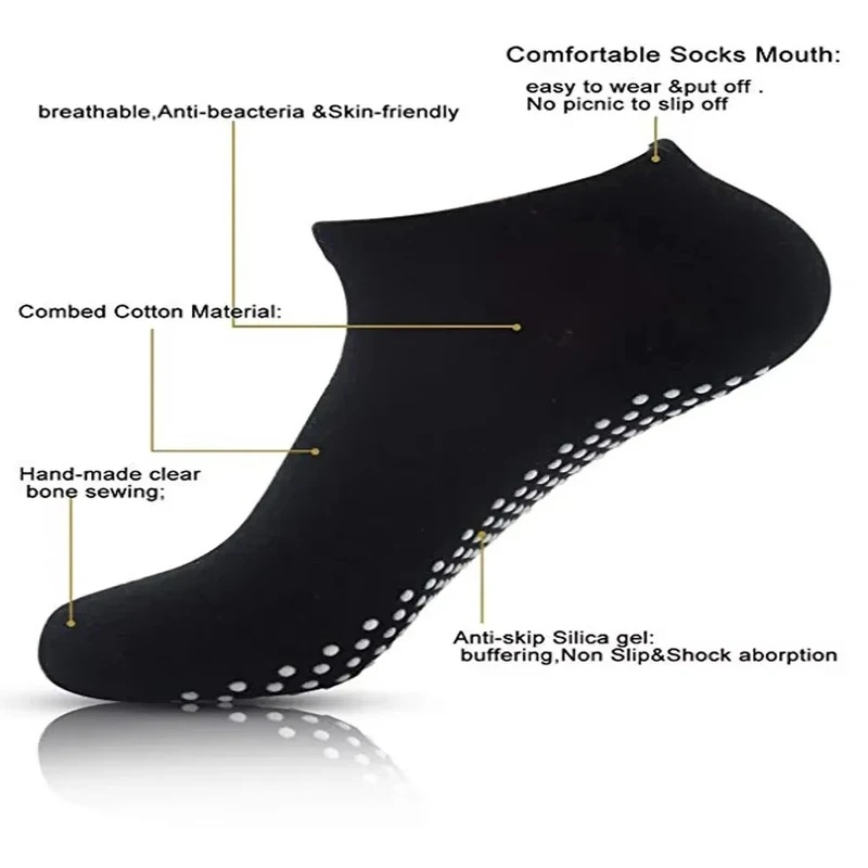 Women Anti-Slip Sock trampolin - Trampoline Park Sock recension och pris