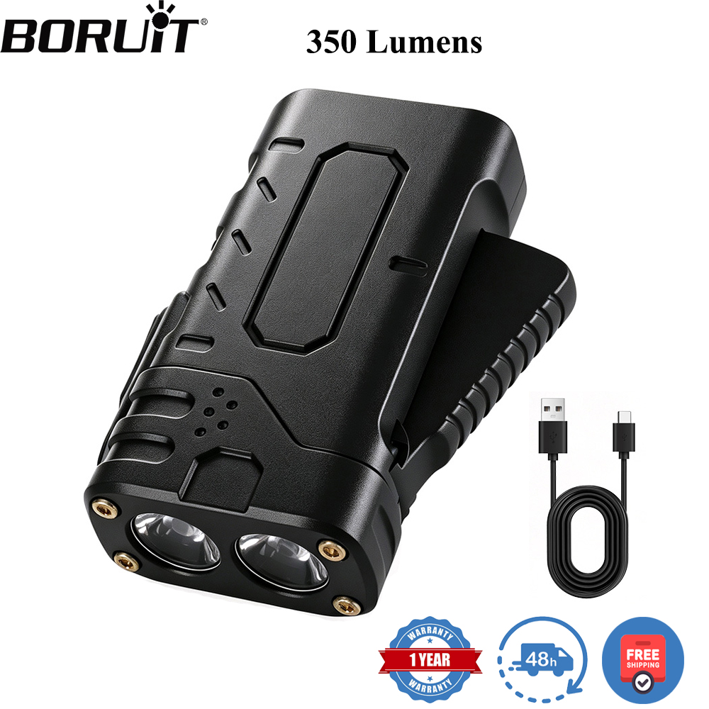 BORUIiT Hand Crank EDC LED Fla - Outdoor Sports Accessories recension och pris