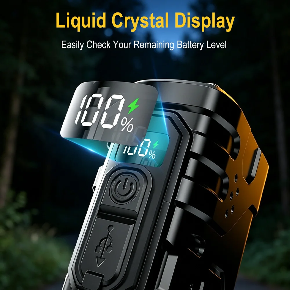 BORUIiT Hand Crank EDC LED Fla - Outdoor Sports Accessories recension och pris