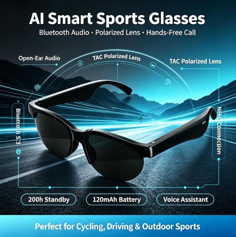 Smart Sports Glasses Open Ear  - Outdoor Sports Accessories recension och pris