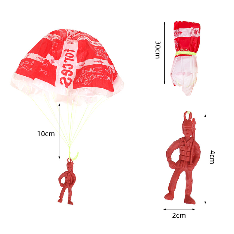 10pcs Plastic Ejecting Parachu - Outdoor Sport For Kids recension och pris