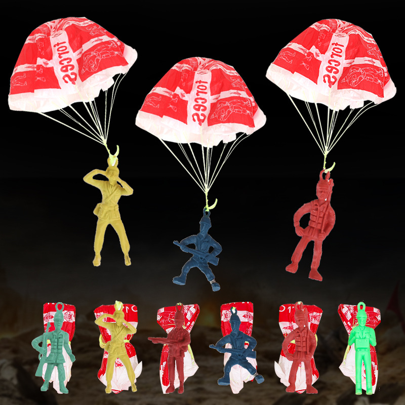 10pcs Plastic Ejecting Parachu - Outdoor Sport For Kids recension och pris