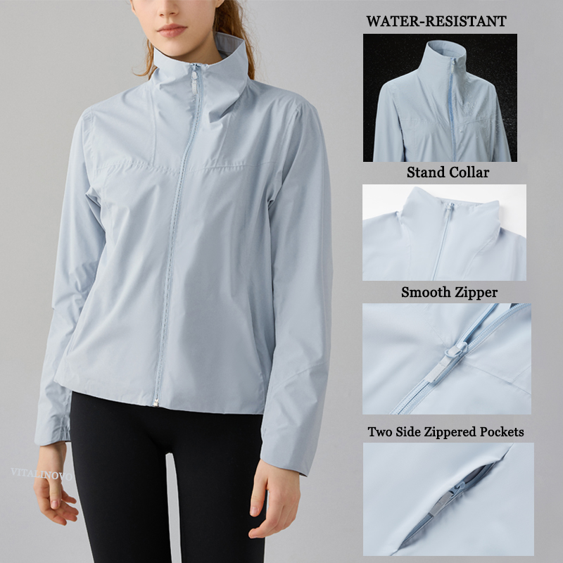 VITALINOVO Women's Lightweight - Outdoor Sport Waterproof Jacket recension och pris