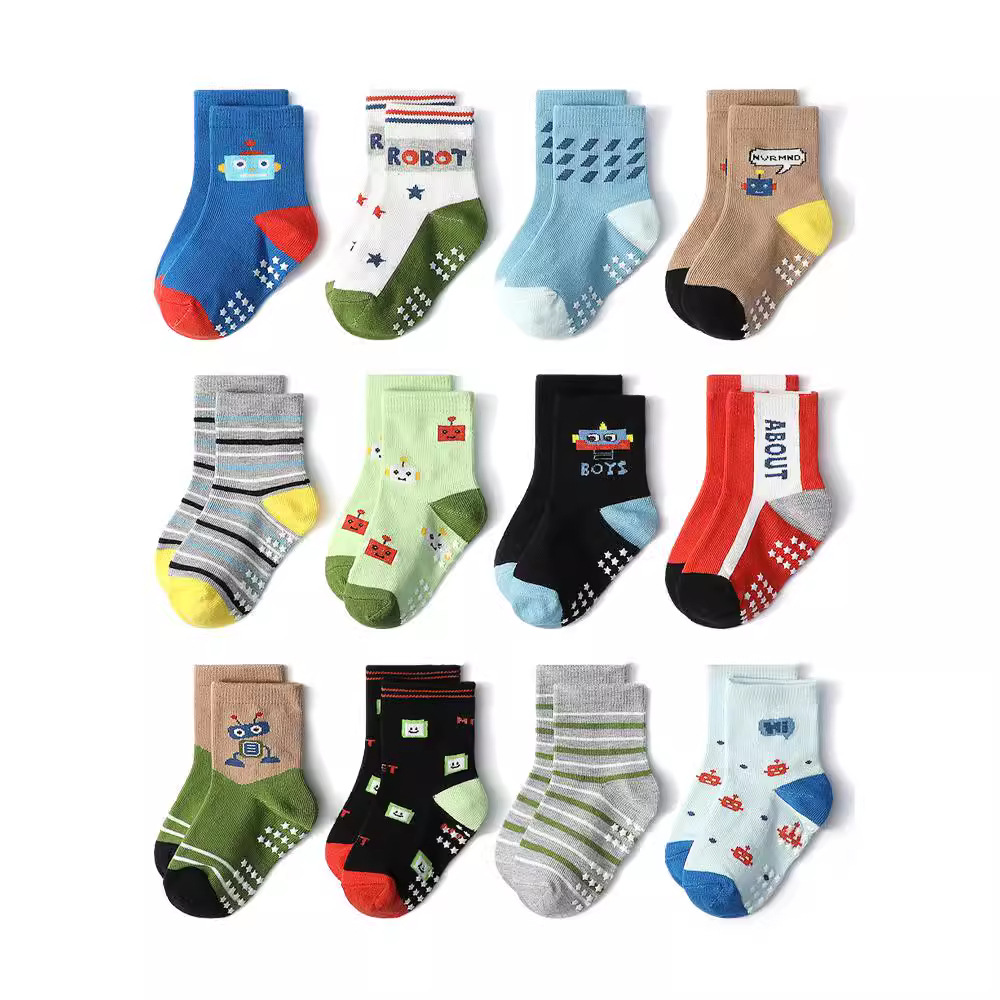 1/3/6/9/12 Pairs Kids Socks Se - Trampoline Park Sock recension och pris