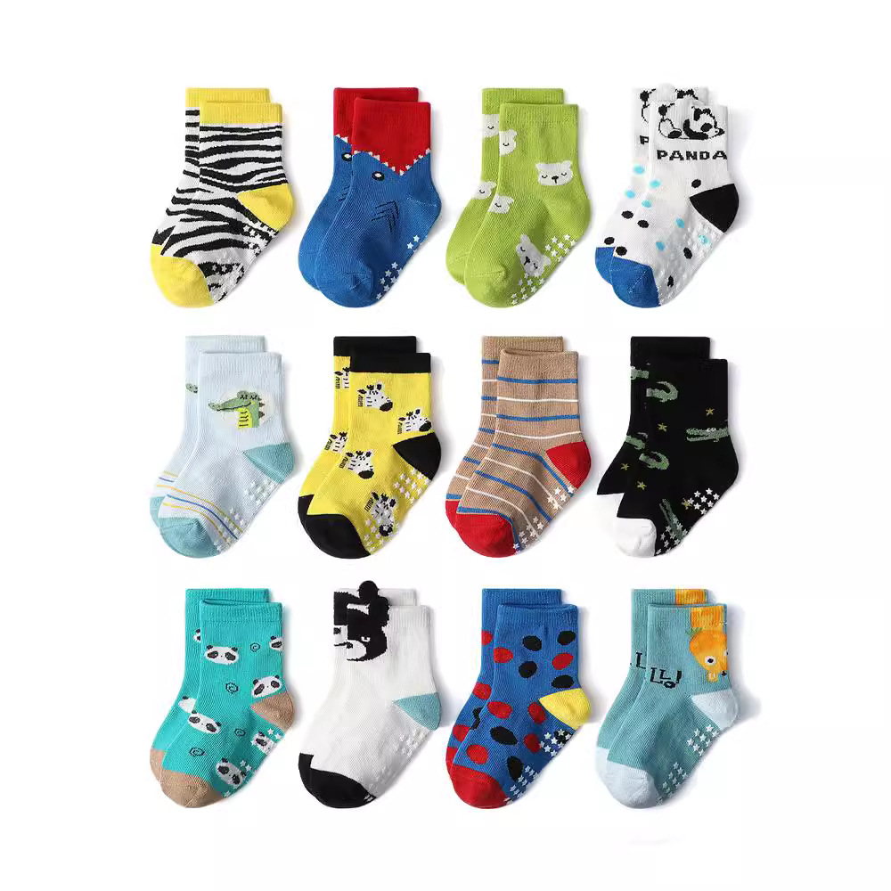 1/3/6/9/12 Pairs Kids Socks Se - Trampoline Park Sock recension och pris