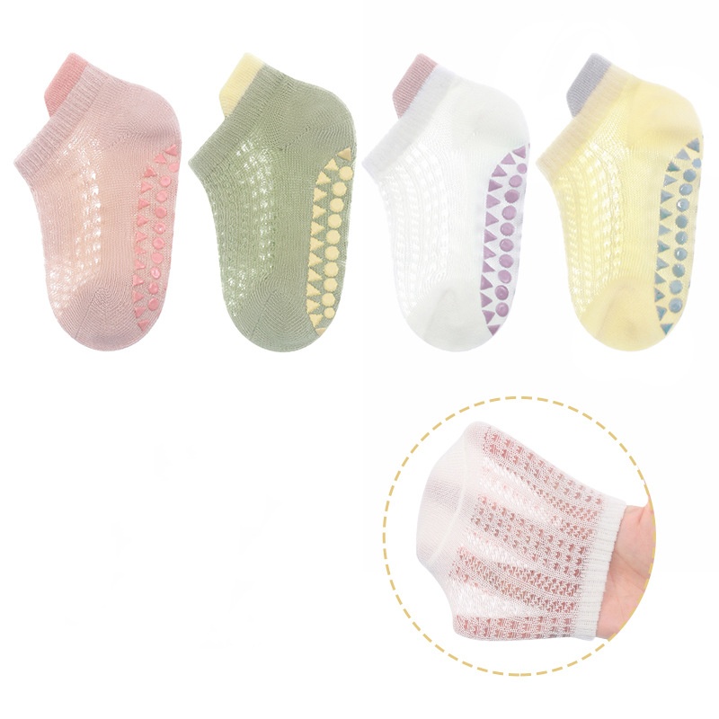 4Pairs Thin Kids Baby Boat Soc - Trampoline Park Sock recension och pris