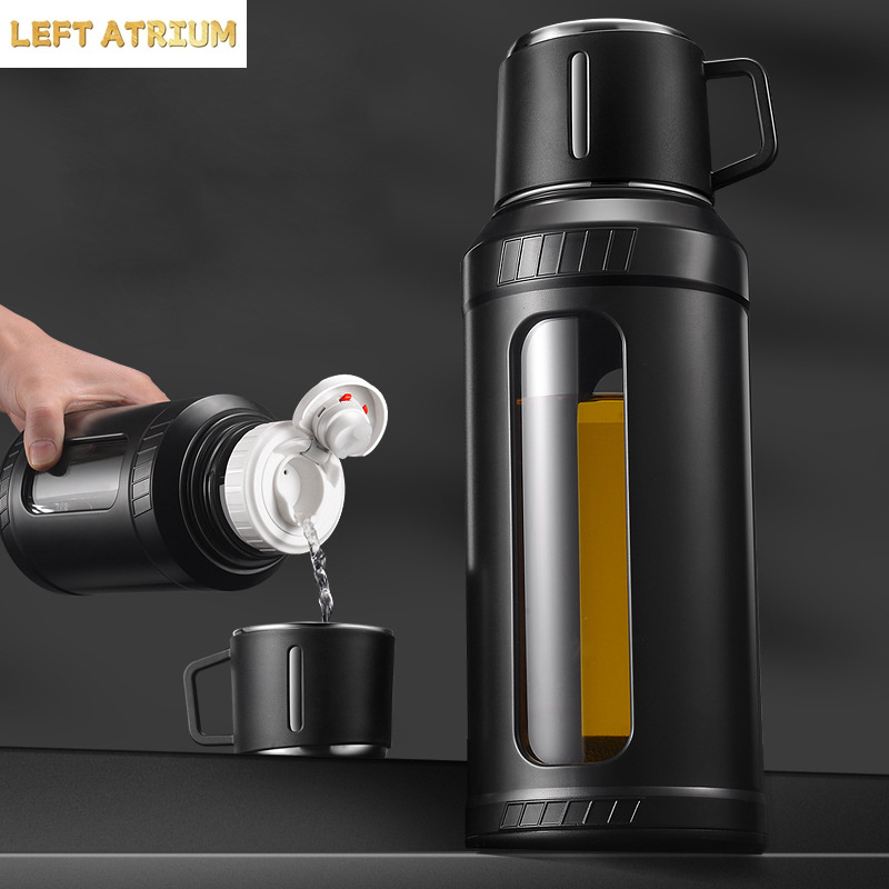 Large Capacity 2L Glass Water  - Outdoor Sport Glass Water Bottle recension och pris