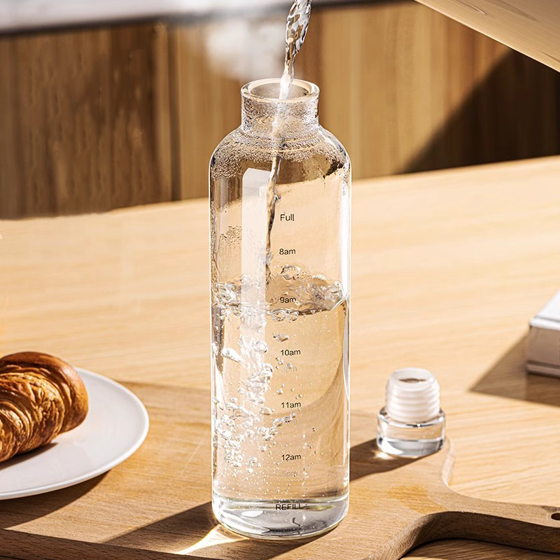 500/750/1000ml Glass Sport Wat - Outdoor Sport Glass Water Bottle recension och pris